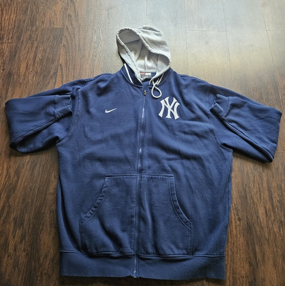 Nike Other - Vintage Team Nike New York Yankees Full-Zip Sweatshirt Jacket